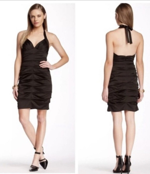 halter cut out dress Black Cutout Maxi Dress main image 0