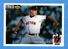 1994 Collector's Choice Silver Signature #255 Aaron Sele Red Sox