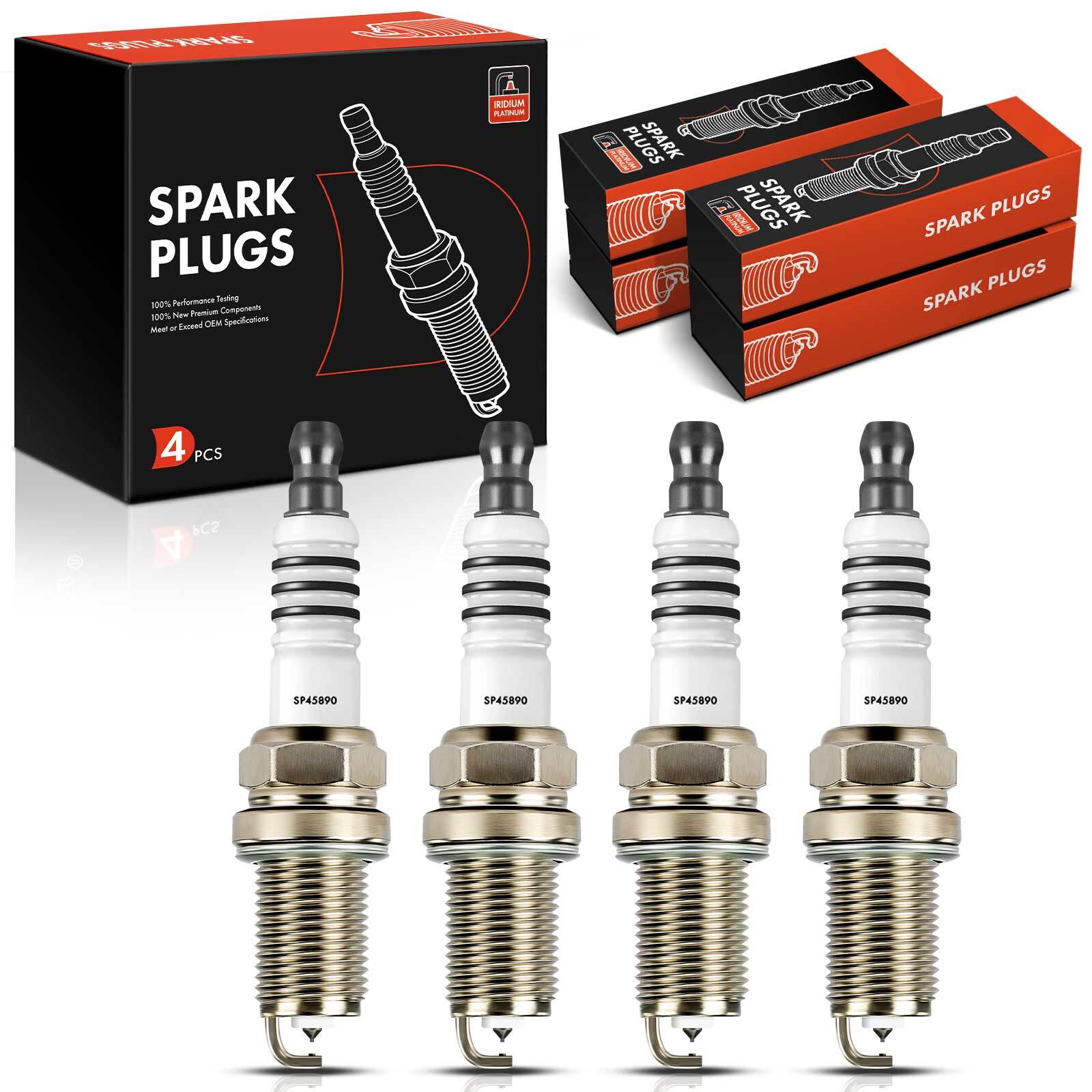 4x Iridium  Platinum Spark Plugs for Toyota Camry Corolla Lexus Mazda Pontiac