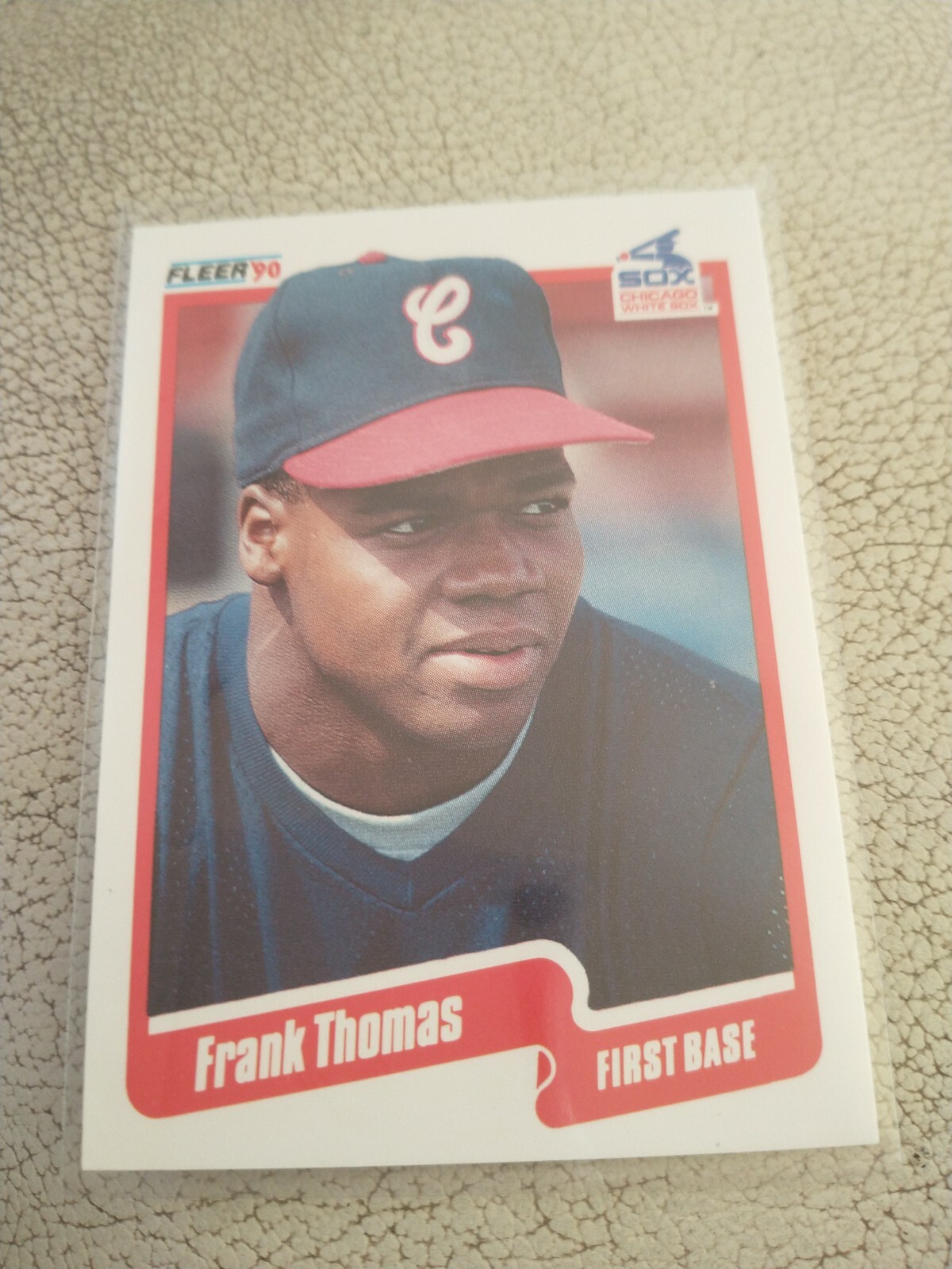 1990 Fleer Update Frank Thomas #U-87 ROOKIE CARD Chicago White Sox HOF