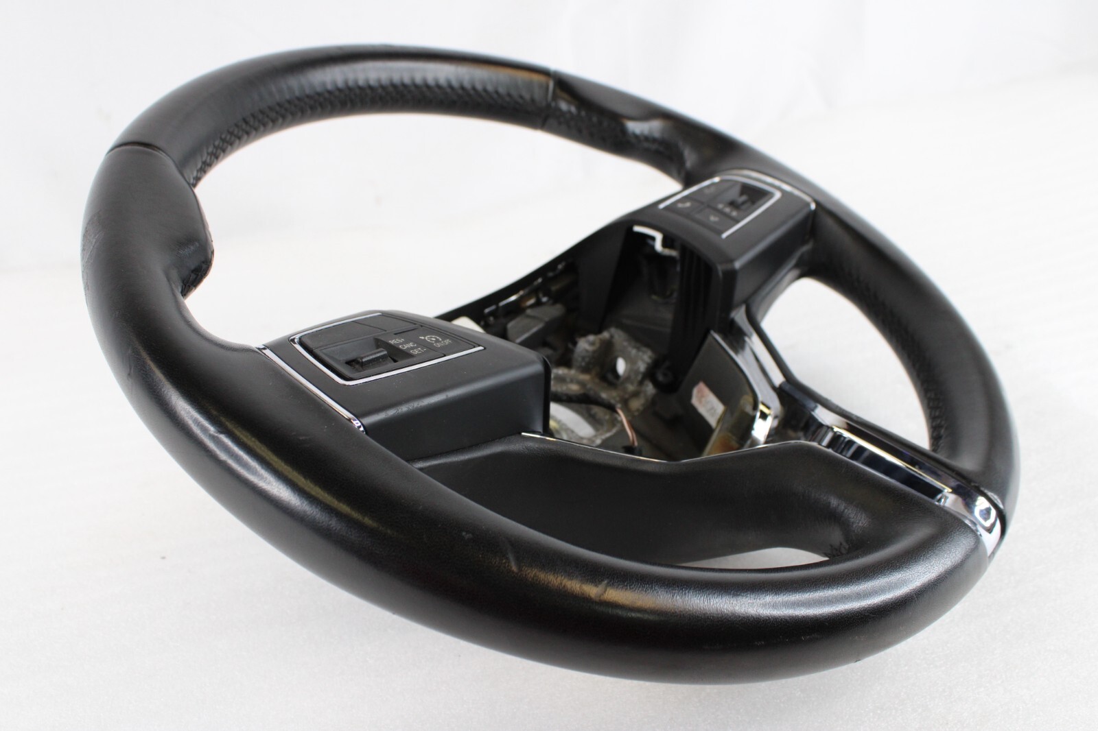 🚀 2014-2017 Maserati Ghibli Quattroporte Steering Wheel Leather Black OEM