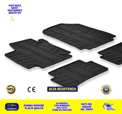 Set tappeti su misura Lampa in gomma alfa romeo stelvio 03/17&gt