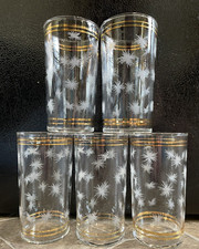 4+1 5 ETCHED Dandelion Flowers Starburst TUMB...