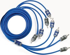 KICKER KI44 4-CHANNEL 4CH K-SERIES INTERCONNECT RCA SIGNAL AMPLIFIER CABLE 13FT