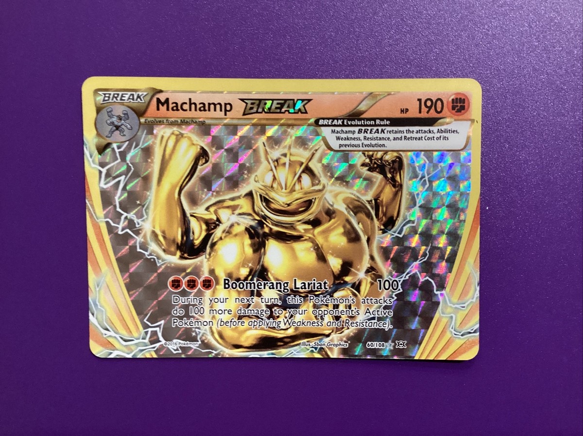 MACHAMP BREAK 60/108 XY Evolutions Ultra Rare Pokemon Card Mint
