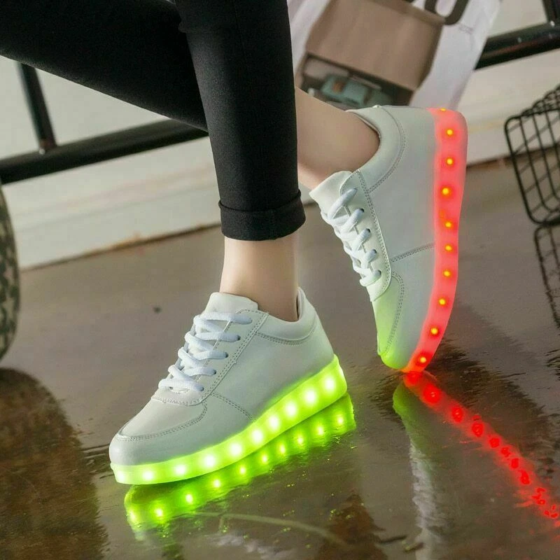 Tenis de Luces para Niños y Niñas, Zapatos Luz LED para Jovenes | eBay