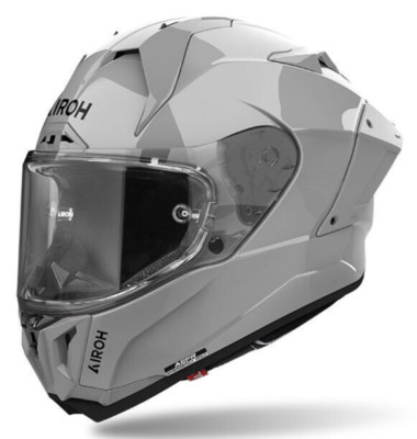 Airoh GP 800 Full Face Helmet Cement Grey Gloss Size XS