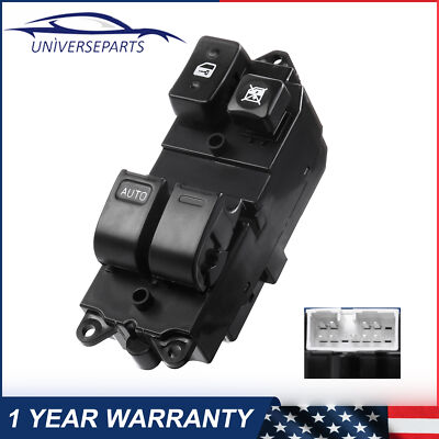 Universeparts Driver Side Master Power Window & Door Lock Switch For Toyota Tacoma/T100 (1989-2000)