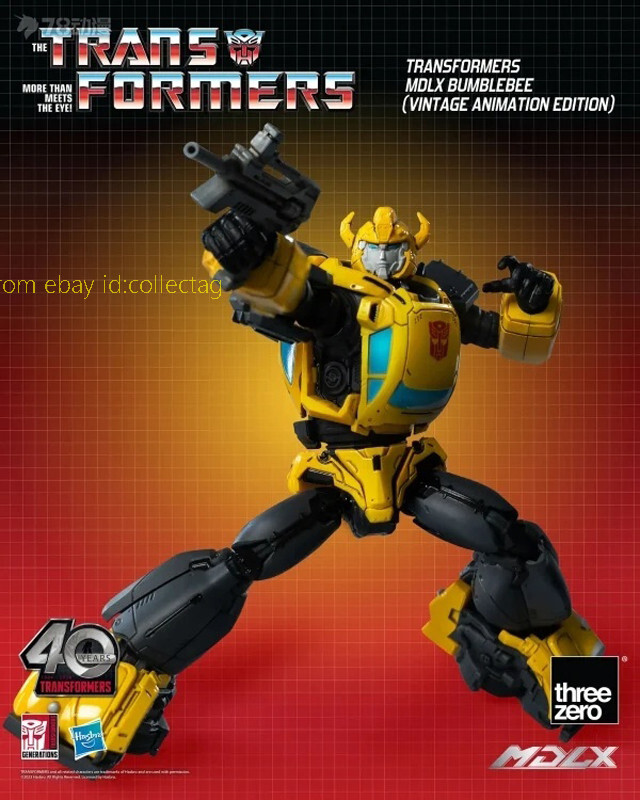 Threezero Mdlx Bumblebee (Vintage Animation Edition) Action