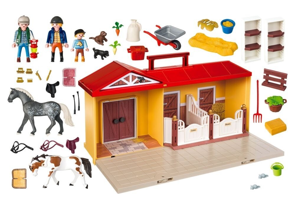Playmobil Country Scuderia Portatile 71393 Fattoria Cavallo