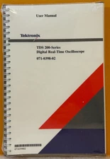 Tektronix 071-0398-02 TDS 200-Series Digital Real-Time Oscilloscope User Manual.