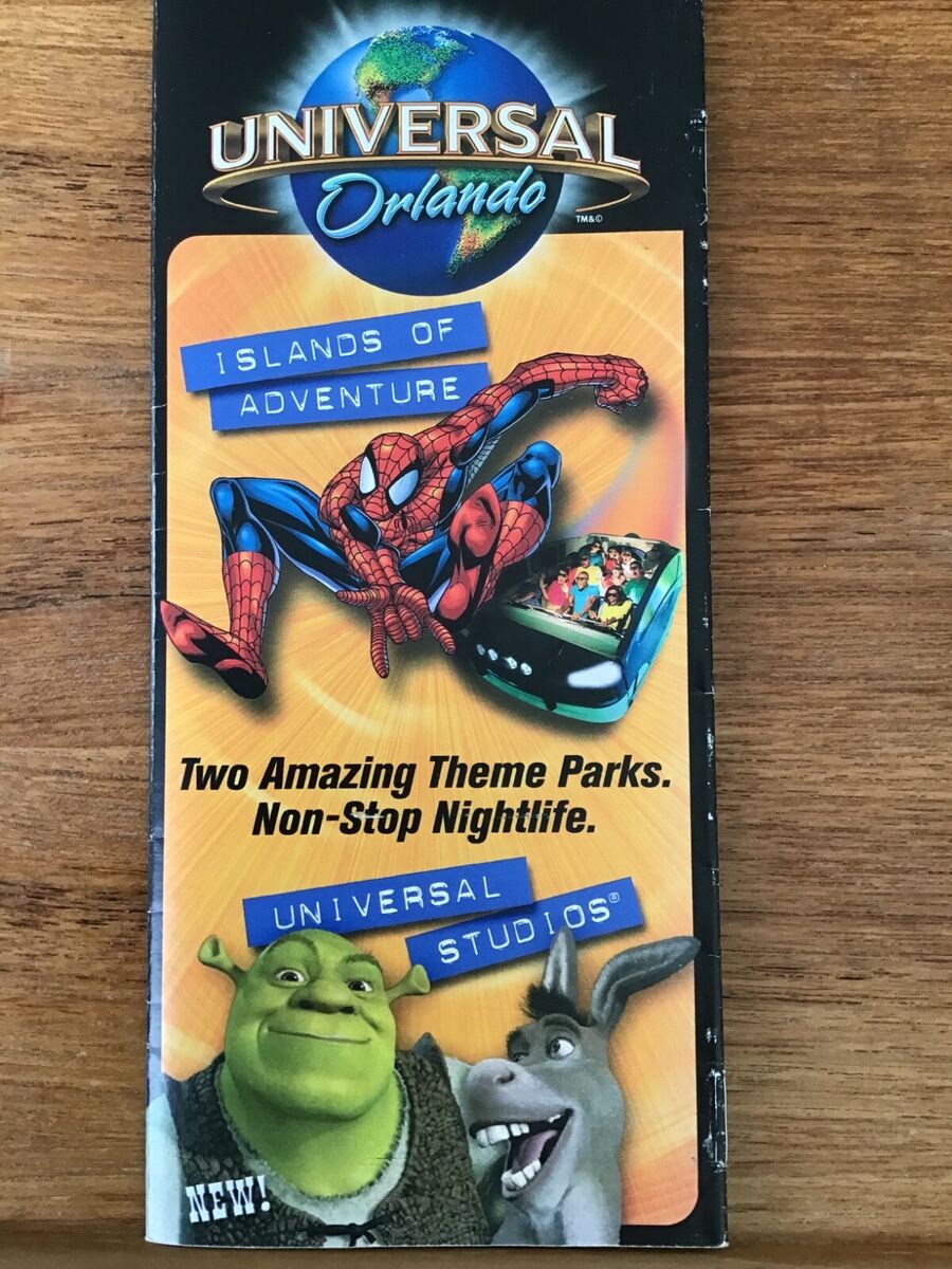 Universal Islands of Adventure Map and Brochure (1999 - 2023)