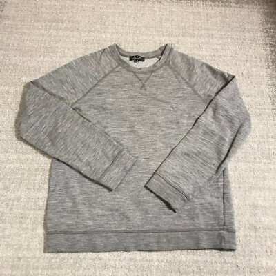 A.P.C. APC Rue Madame Paris Sweater Womens Medium Pullover Gray Sweatshirt
