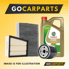 Service Kit For Hyundai Ioniq 1.6 Hybrid Petrol 16> Oil Air Cabin Filter CASTROL