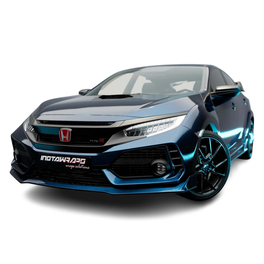 KPMF K75400 Gloss Blue / Black Iridescent Vinyl Car Wrap Film