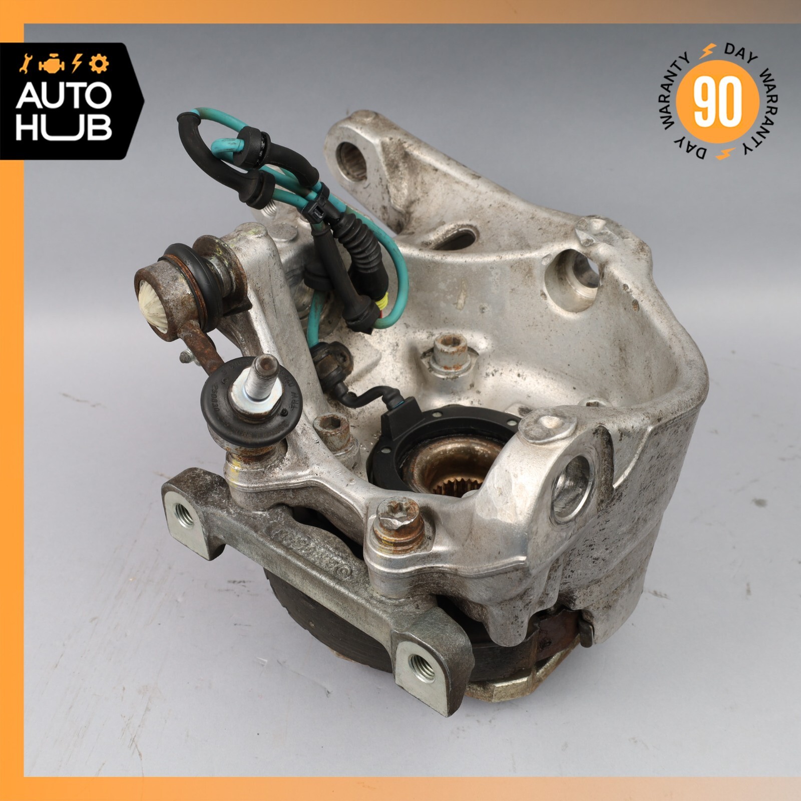 06-10 Maserati GranTurismo M145 Rear Left Side Spindle Knuckle Hub OEM
