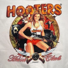 Vintage Hooters Band Hunt Club White Shirt Unisex Concert S to 5XL MQ243