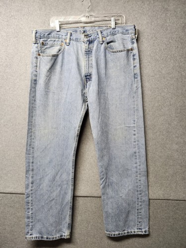 Jeans Levi's 505 blu vestibilità regolare gamba dritta 38X30 - Foto 2 di 10