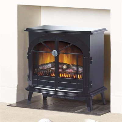Dimplex StockBridge 2kW Electric Stove in Black With Optiflame - Remote  Control 798256088148 | eBay