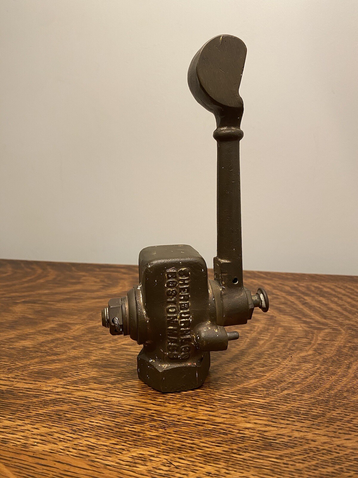 VINTAGE BRASS SHERBURNE CO TRAIN CABOOSE AIR WHISTLE RAILROAD BOSTON