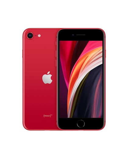 Apple iPhone SE 2nd Gen Fully Unlocked 128GB Red w/ Tempered and Earbuds (Good) - Afbeelding 2 van 2