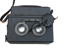 Stereo Voigtlander Reflex 45x107mm With Heliar