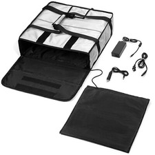 Electric heated & insulated Pizza & Food Delivery Bag. Home Outlet & Car Plug