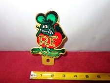 3 x 5 in RAT FINK PLATE TOPPER ADVERTISING SIGN DIE CUT HEAVY METAL Z 65