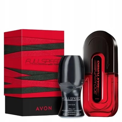 Avon Full Speed Max Turbo EDT set + Full Speed Supersonic EDT Very rare New