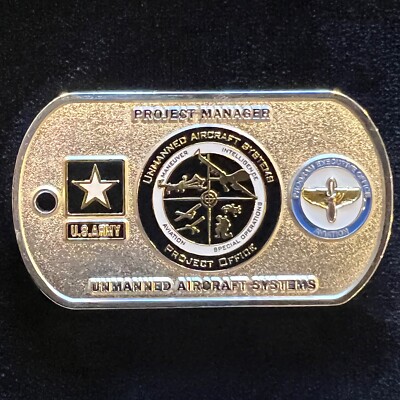 Project Manager Unmanned Aircraft System PEO Aviation Challenge Coin