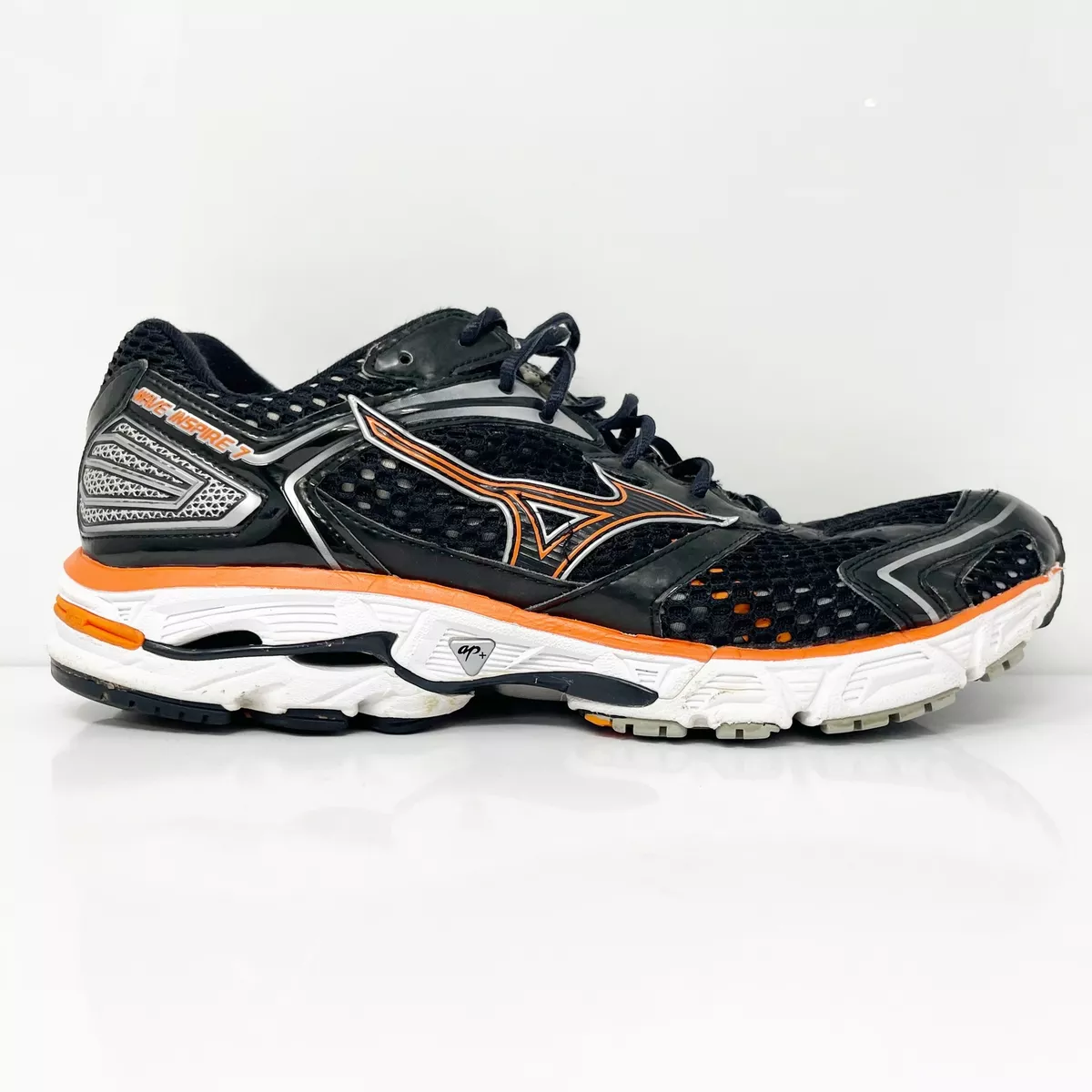 Mizuno Mens Wave Inspire 7 410425 9D2H Black Running Shoes