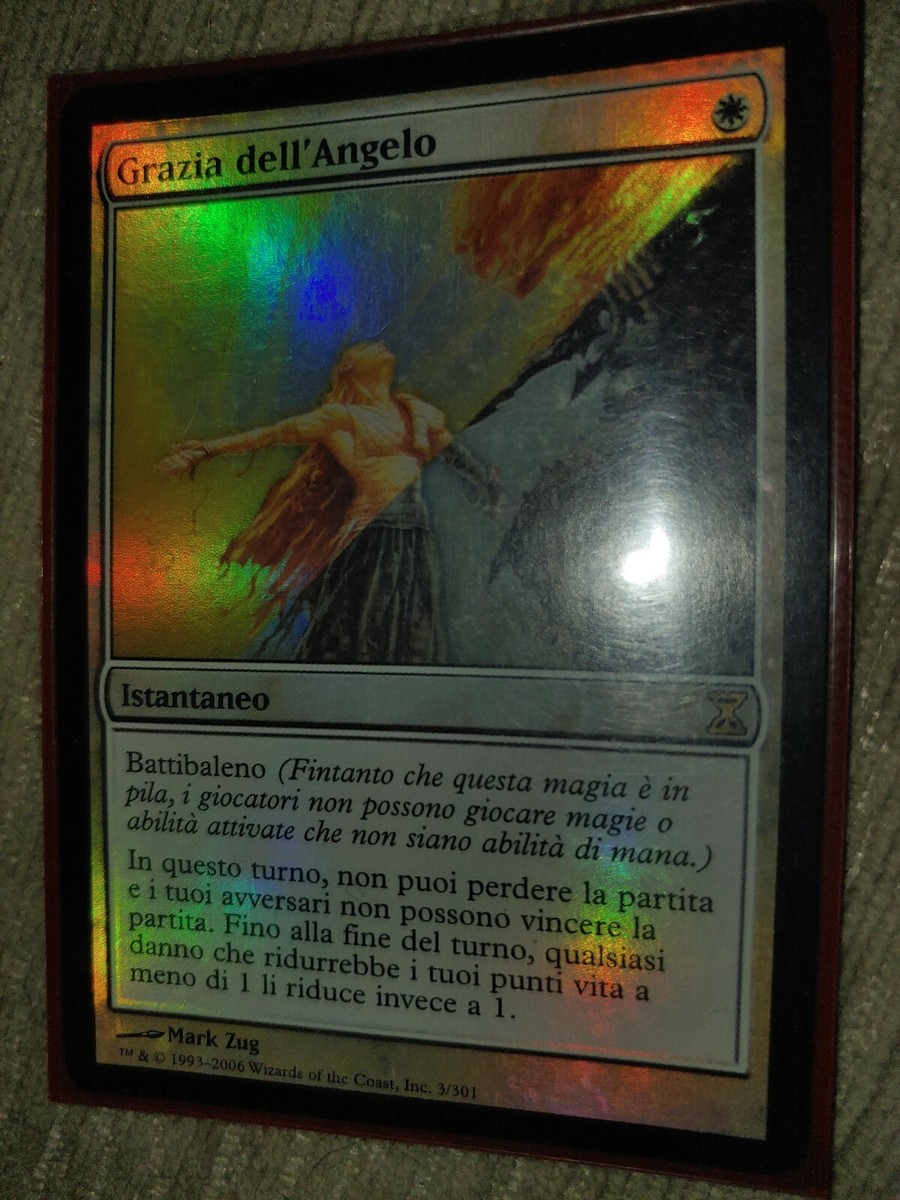 x1 Played Angel's Grace Foil -MTG Time Spiral - Italian | eBay