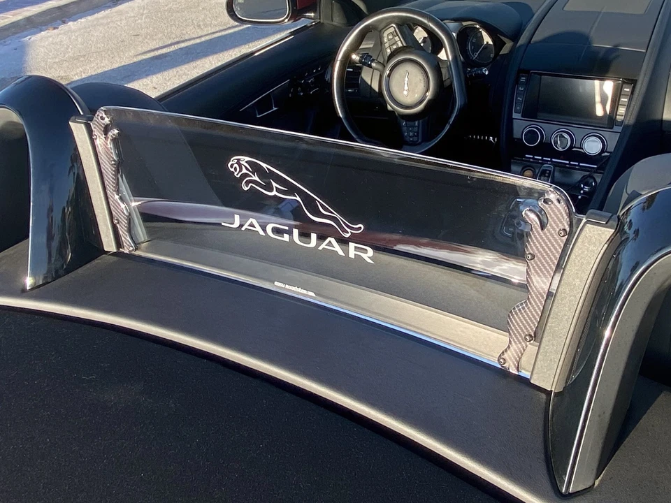 Deflector de viento para Jaguar F-Type 2014-presente parabrisas "SOPORTES NO INCLUIDOS" Foto 4 de 4