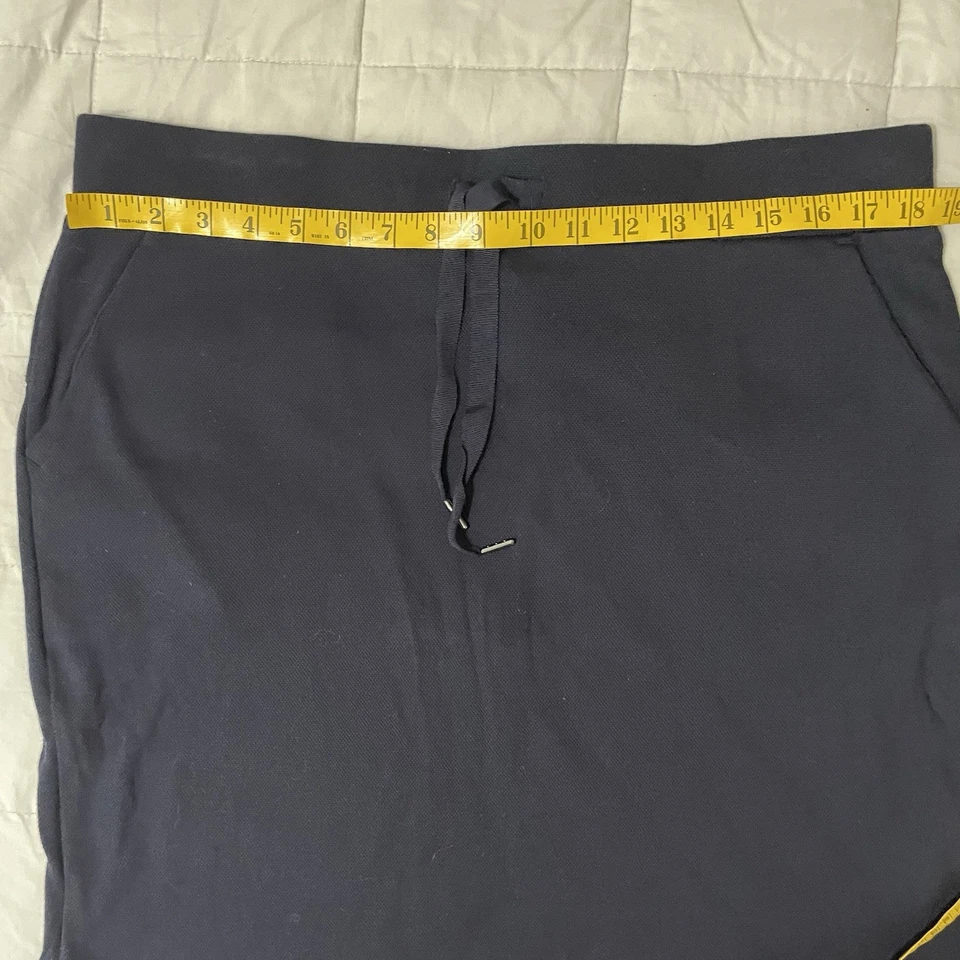 C&C California Skirt Women Size XL Blue Pockets Pique Knit Drawstring Casual NWT - Image 3 of 4
