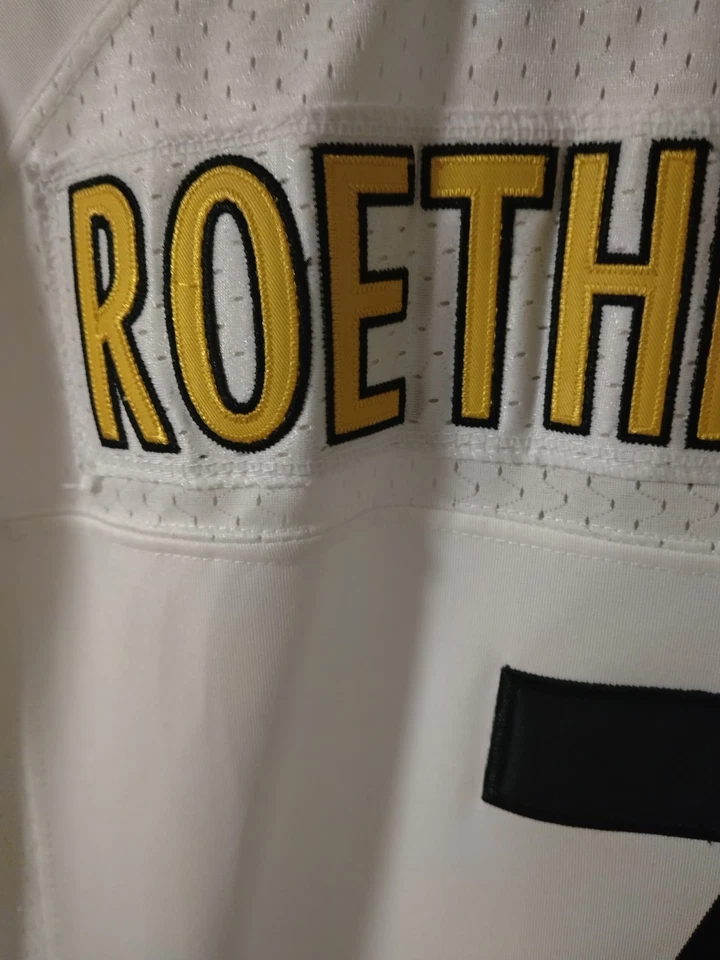 Camiseta deportiva visitante Pittsburgh Steelers Ben Roethlisberger talla XL 48 Foto 4 de 4