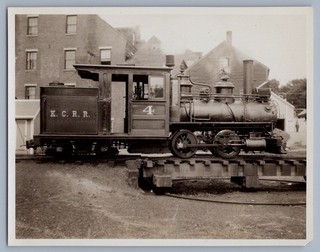 Railroad Photo Kennebec #4 Steam 0 4 0 Locomotive Portland ME 1891 Maine