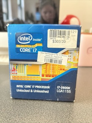 Intel Core i7-2600K 3.4GHz Quad-Core (BX80623I72600K