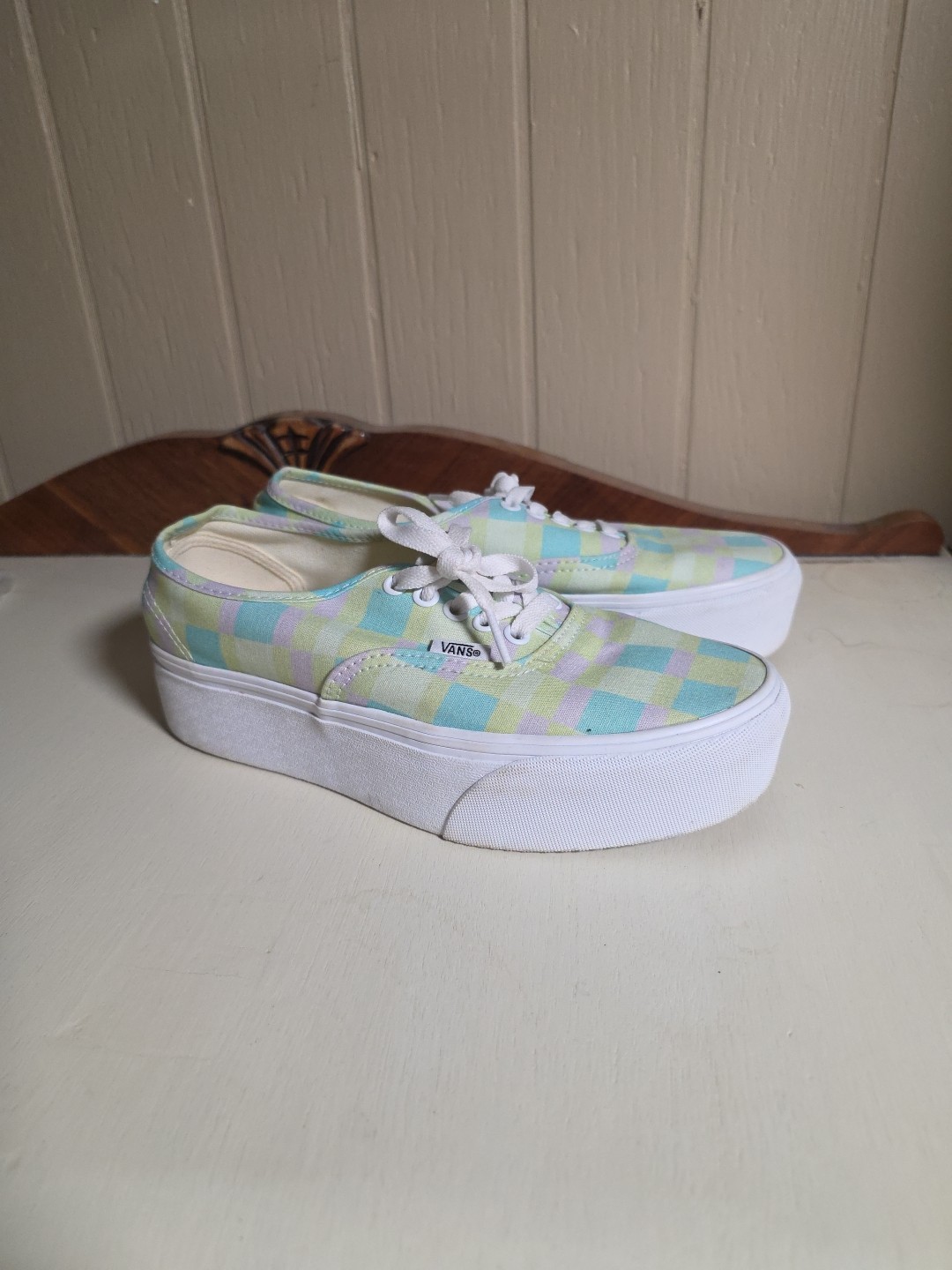 VANS Authentic Stackform Sneakers Athletic Checke… - image 4