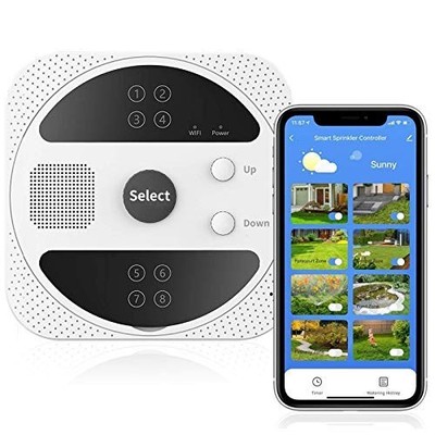 AISIRER Smart Sprinkler Controller SH-07C WiFi 8 Zone (New Item; Open Box)