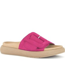 Gabor Damen Rosa Wildleder Keilabsatz Pantole...