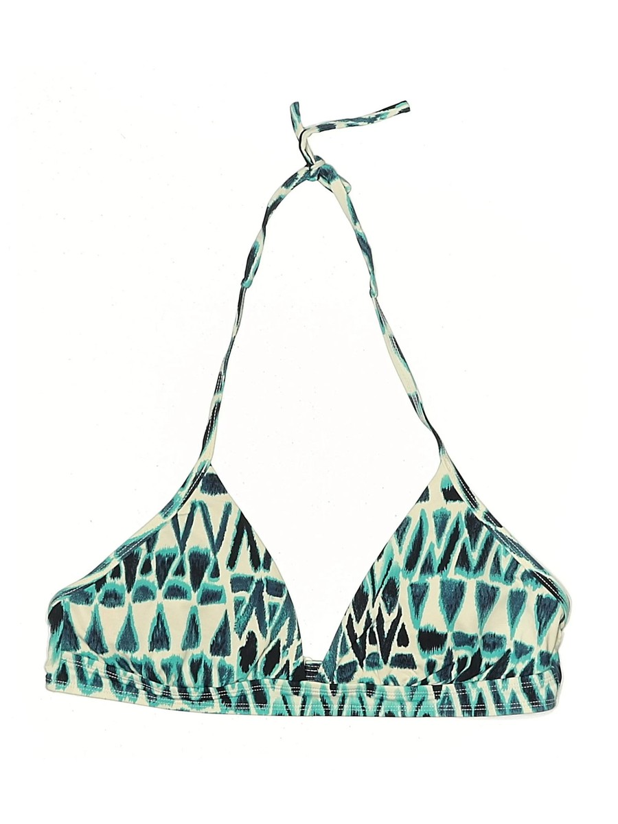 SKYE Women Green Swimsuit Top L
