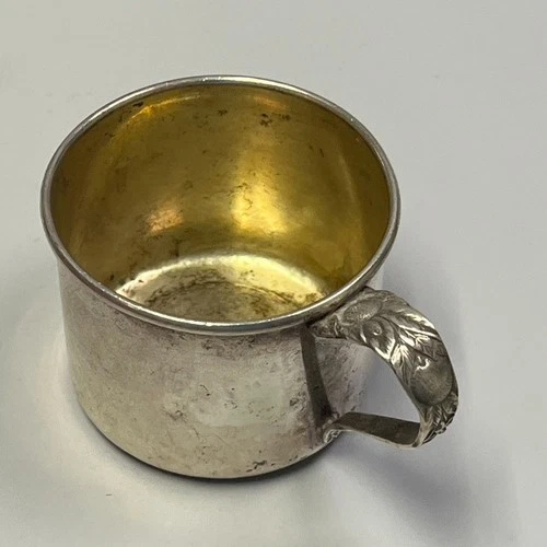 Vintage RLB Rogers Lunt Bowlen 551 Sterling Silver Baby Cup No Monogram 29.7g