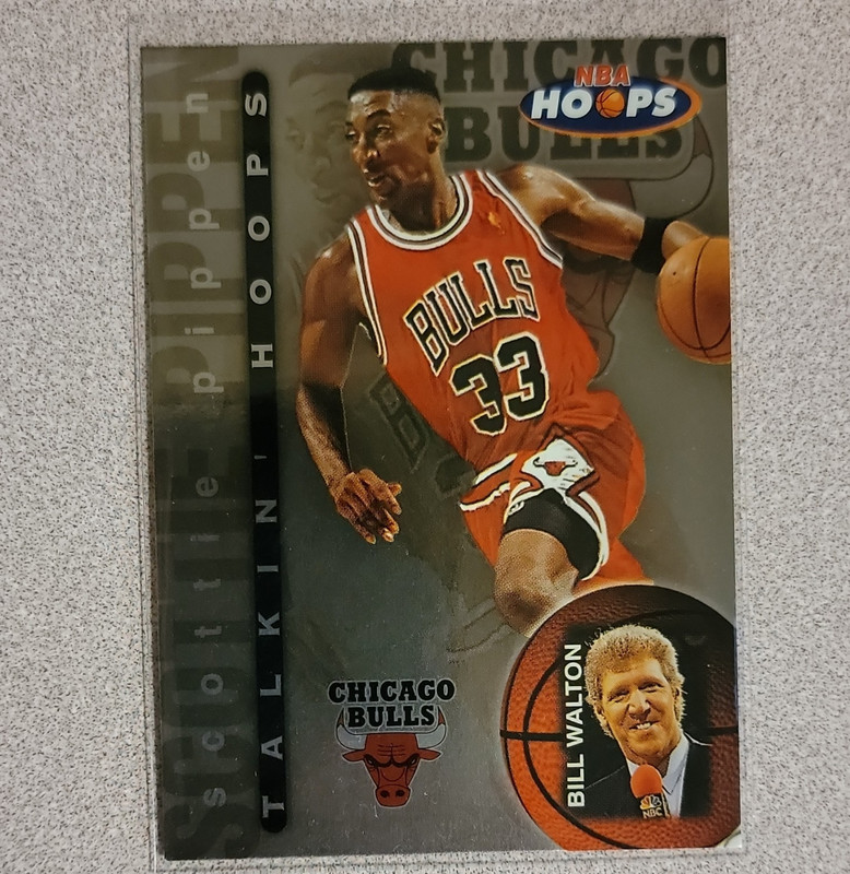 SkyBox NBA Hoops 1997-98 Spotlight Pippen's Hoops Scottie Pippen Bulls #5/30