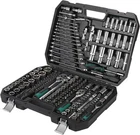216Pcs Mechanics Tool Set 1/4" 3/8" 1/2" Socket Wrench Set Repair Tool Kit &Case