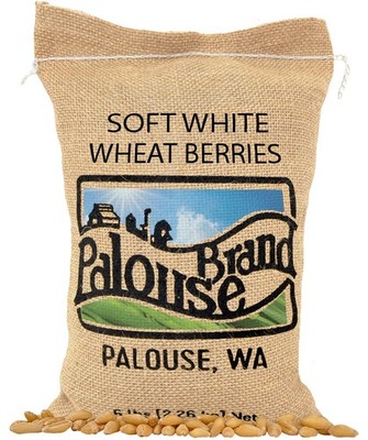 Certified Glyphosate Residue Free Palouse Brand Soft White Wheat Berries 5 lb