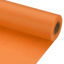 Wrapping Paper, 15" x 600"(49') 70 GSM Craft Packing Paper Orange