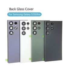 For Samsung Galaxy S23Ultra Battery Rear Glass Cover Replacement W/Camera Lens