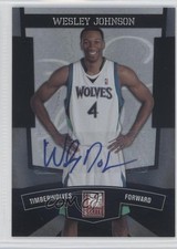 2010 Donruss Elite National Convention Auto 22/25 Wesley Johnson #40 Auto 0u4