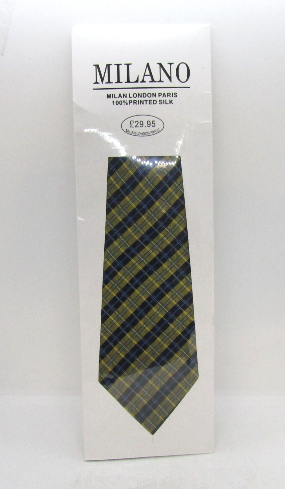 Brand New Milano 100% Printed Silk Tie-RRP£29.95