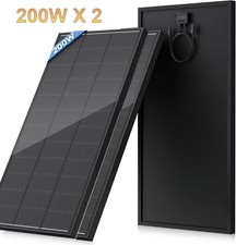 ‌400W Monocrystalline Solar Panels High-Efficiency Waterproof for RV/Boat/Home‌